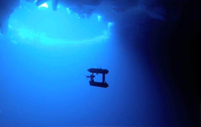 SeaBED seen under the Sea Ice (Photo: Klaus Meiners / Woods Hole Oceanographic Institution)